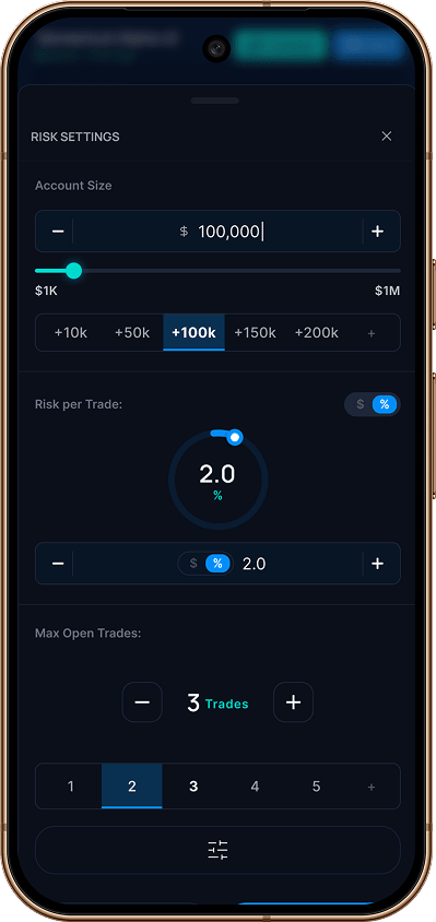 Strategy builder — node-based visual flow